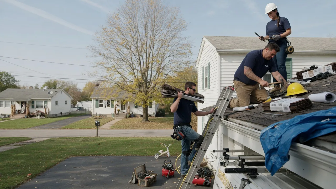 Local Roofing Contractors in Lenzburg, IL near me